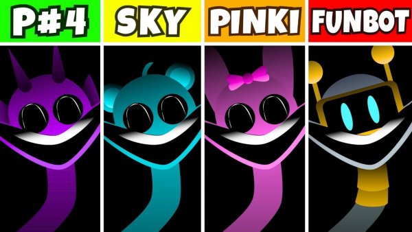 INCRDIBOX SPRUNKI: ФАЗА 4 НО ВСЕ — SKY ⚔️ PINKI ⚔️ FUNBOT! 🌌💖🤖