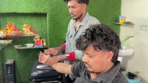 Массаж головы от парикмахера к парикмахеру | Шумная улица, спокойное ASMR