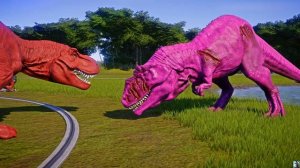 Гигантозавр. Тиранозавр Рэкс. Спинозавр. Динозавры. Битва Динозавров.