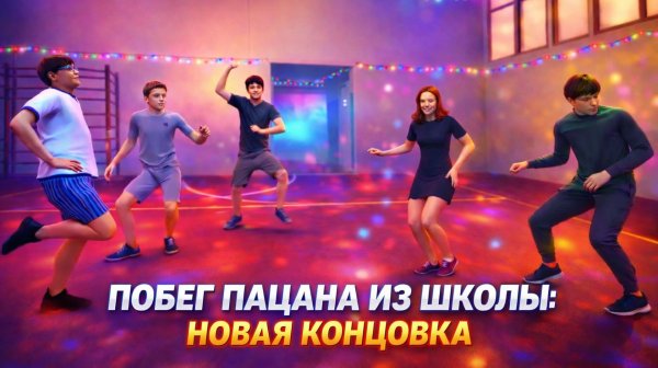 Побег Пацана из Школы: Обновление с Новой Концовкой! Вечеринка Скулбоя в Спортзале, Прохождение!