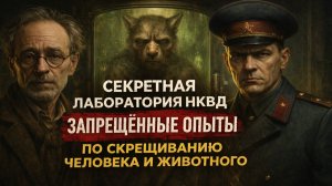 Запрещённые Опыты: секретная лаборатория НКВД по скрещиванию человека и животного! Ужасы