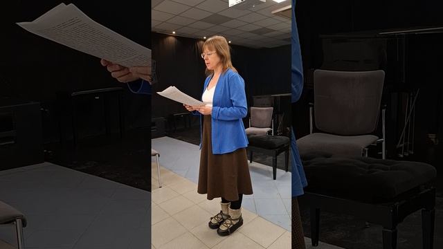 Елена Зейферт впервые на публике читает отрывок своей поэмы "Город Пушкинъ", 24.01.26