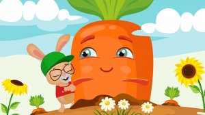 Кролик БОБО и МОРКОВКА 🐰🥕 - Веселая песенка мультфильм для детей  - Учимся с кроликом Бобо