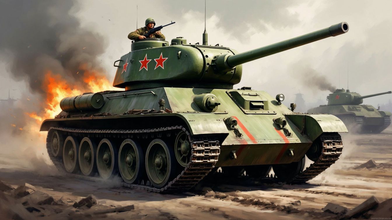 «Т‑34 — секретное оружие победы! Играю и проверяю | #32» смотреть онлайн