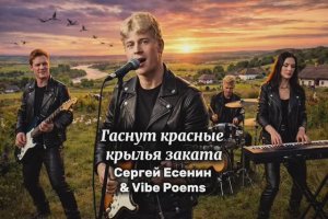 Гаснут красные крылья заката...  Сергей Есенин & Vibe Poems
