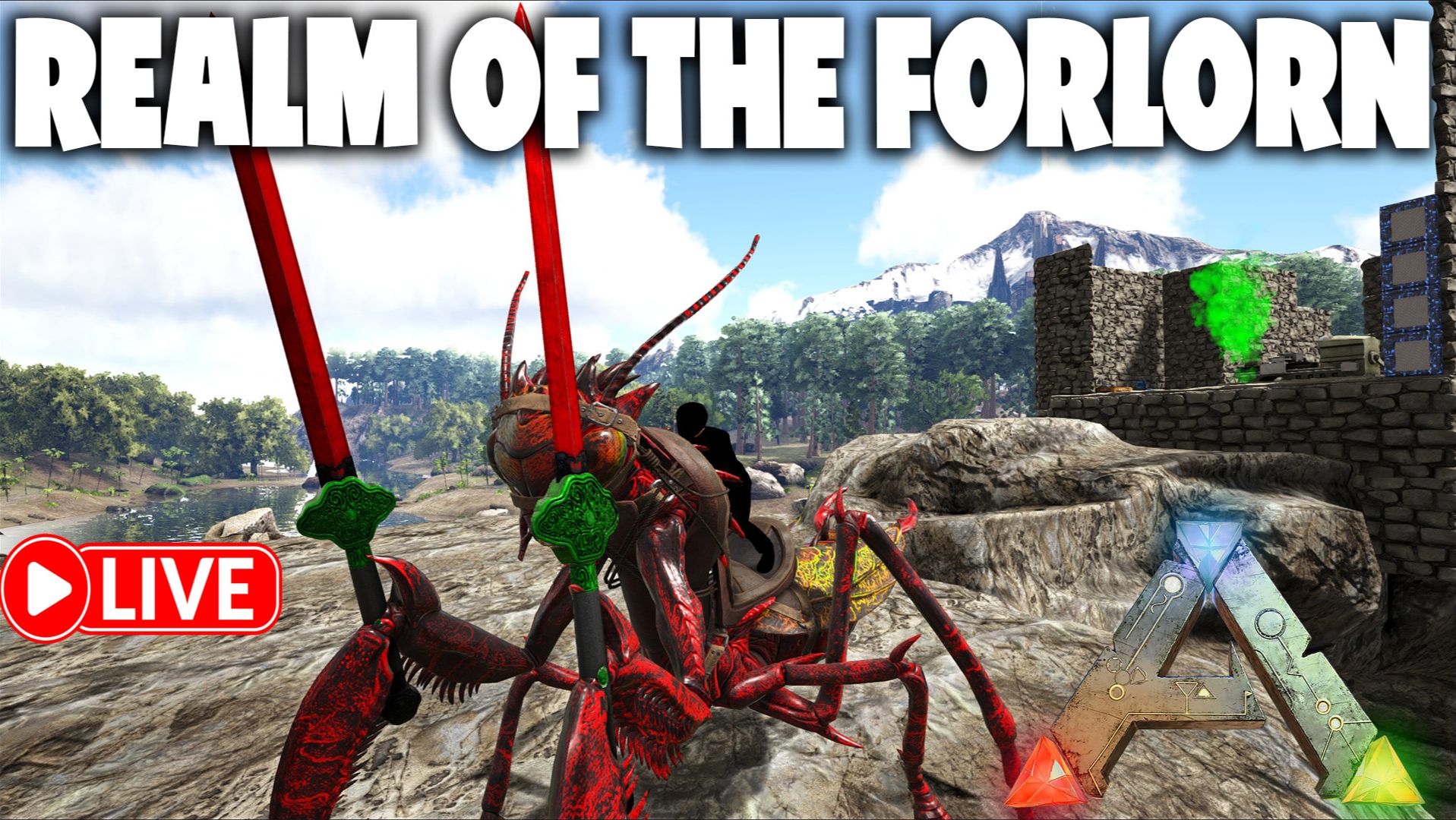 Выживание мод Realm of the Forlorn ARK - ARK Survival Evolved смотреть онлайн