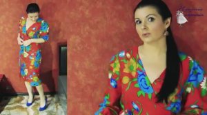 Платье-халат без выкройки сшить без выкройки своими руками