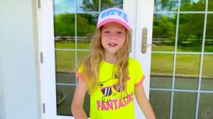 Настя и папа животные зоопарк