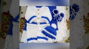 🌠Комплект ручной работы на выписку для мальчика,девочки☘️Вязание на заказ ☘️