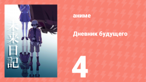Дневник будущего 4 серия (аниме-сериал, 2011)