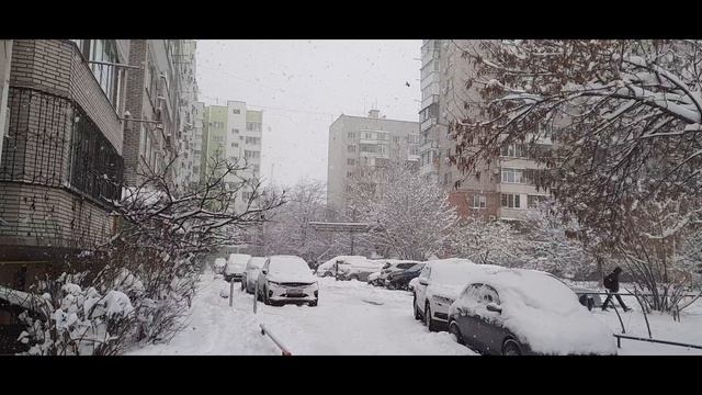 Снег в канун старого НГ