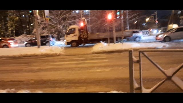 Зимний вечер в Краснодаре