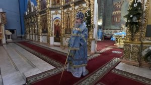 Проповедь епископа Максима в храме Елецкой иконы Божией Матери