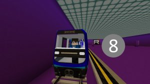 8 линия метро в городе Мироград в майнкрафт