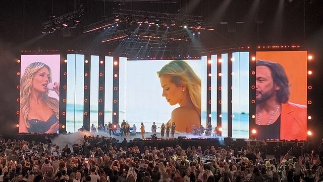 Люся Чеботина и Стас Михайлов на Главном Новогоднем концерте 2026 в Live Арена