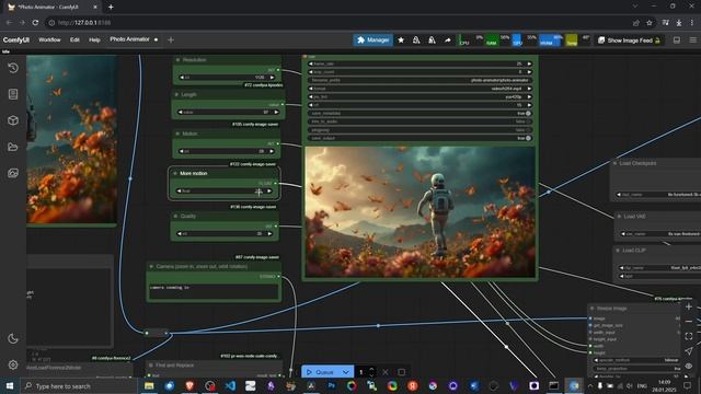 ComfyUI фотоанимтор