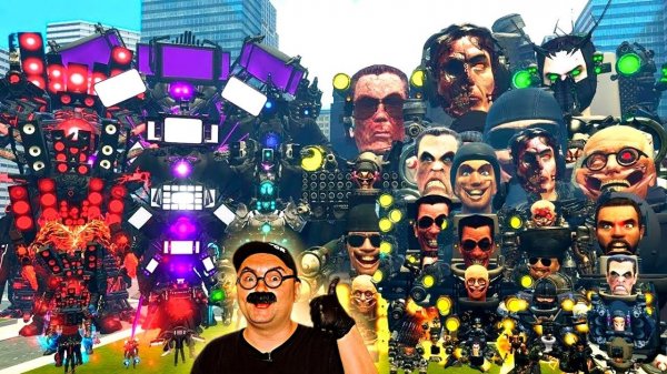 Как снимали: skibidi toilet (ВСЕ СЕРИИ)