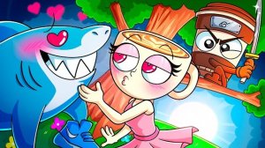 Тралалеро Тралала влюбляется. Герои Брайнрот