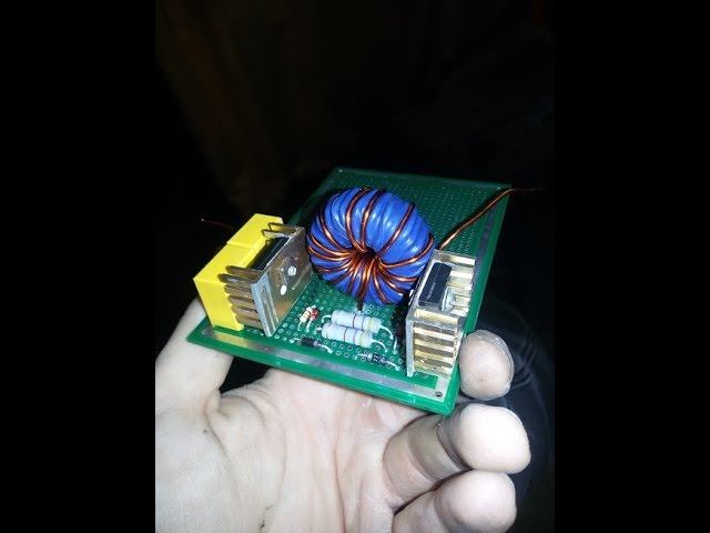 Мощный (300-500 Вт) генератор высокого напряжения. #наука #электроника #pushpull #пушпул смотреть онлайн