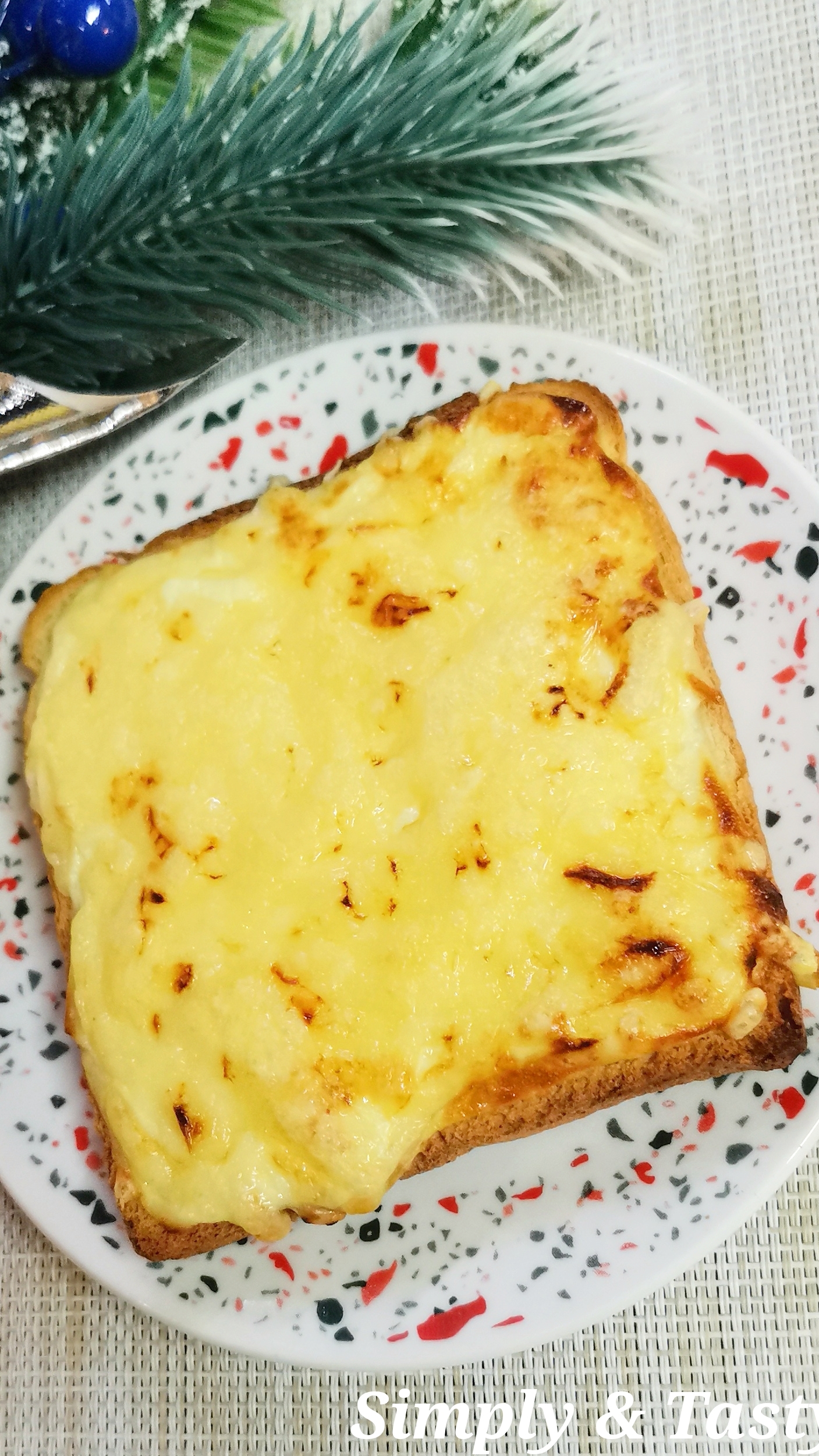 Хрустящий сырный тост 🤤