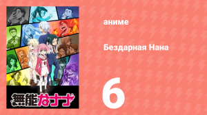 Бездарная Нана 1 сезон 6 серия «Некромант» (аниме-сериал, 2020)