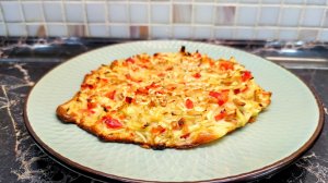 Рецепт овсяного завтрака на каждый день. Овсяные лепёшки с капустой. Рецепт завтрака.