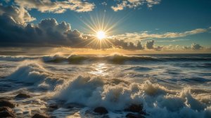 Расслабься на берегу моря под шум волн 🌊 Отдохни здесь и сейчас 🧘 Забудь все ✨