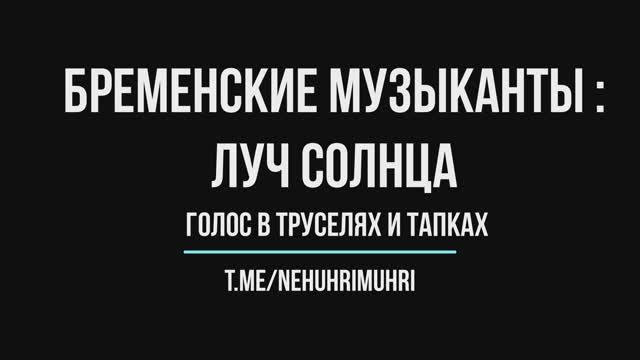 Бременские музыканты | Луч солнца | Голос в труселях и тапках смотреть онлайн