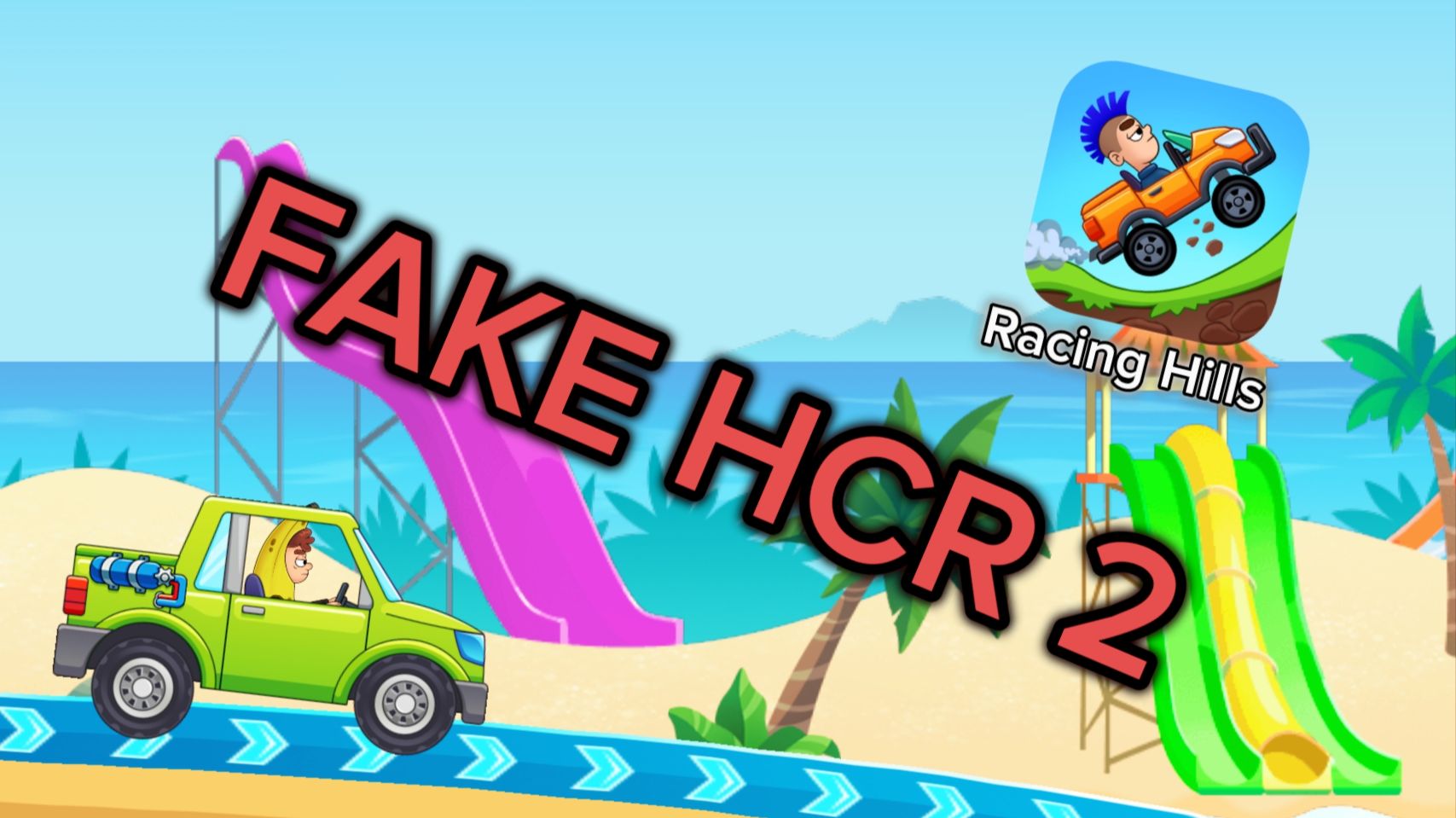 ОБЗОР НА КОПИЮ ИГРЫ HILL CLIMB RACING 2 - RACING HILLS 😎🔥👍😎🔥👍!!!!!! смотреть онлайн