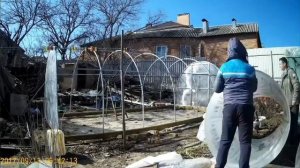 сборка теплицы 3 на 6
