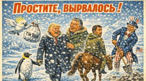 24.01.26| "Простите, вырвалось!" №337| США отжали Тик-Ток, ресурсы Гренландии, пингвины в Антарктике
