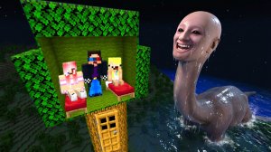 🌳ДОМИК НА ДЕРЕВЕ ПРОТИВ ТАЛАССОФОБИИ В МАЙНКРАФТ! ШЕДИ МЕН MINECRAFT