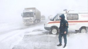 Снежный шторм в Ростовской области: на трассах развернули пункты обогрева