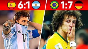 ТОП 10 САМЫХ УНИЗИТЕЛЬНЫХ ПОРАЖЕНИЙ ТОП-СБОРНЫХ😤😓(Перезалив ЖФ)