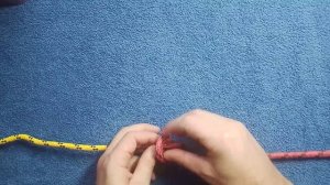 ДВОЙНОЙ ТКАЦКИЙ УЗЕЛ ИЛИ КАК СВЯЗАТЬ ДВЕ ВЕРЕВКИ НАДЕЖНО МЕЖДУ СОБОЙ.