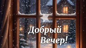Вечерние пожелания 🌆 Добрый вечер!