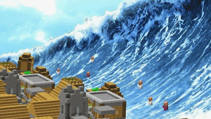 ЦУНАМИ В МАЙНКРАФТ смотреть онлайн
