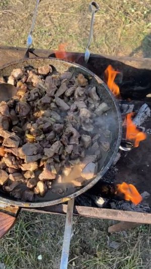 Жареные органы барашки , есть ценители Азербайджанской кухни?