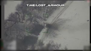 "Ланцет" уничтожает пикап подвоза на опорнике ВСУ в Запорожской обл.