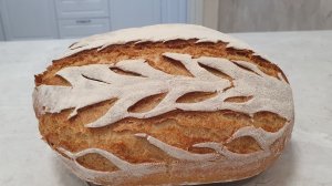 Домашний хлеб в духовке, простой вкусный.🌞