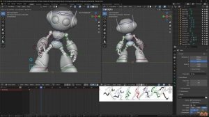 Урок 24. Создание анимации танца в Blender 4.5