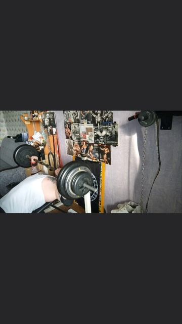 Жим лёжа на наклонной скамье 130×4 (Shorts)