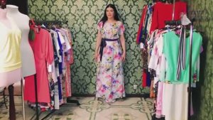 Платье из шифона в пол без выкройки своими руками.