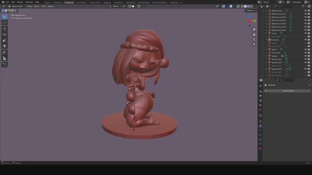 Персонаж в Blender