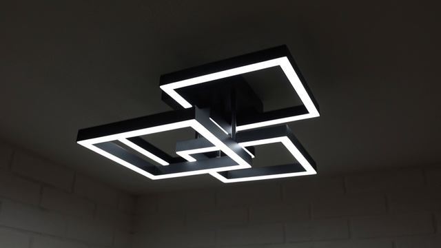 Люстра потолочная светодиодная Vita 4810-4, цвет черный, Schaffner смотреть онлайн