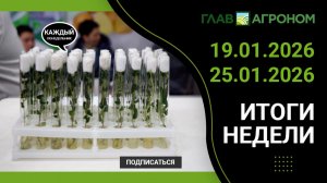 Итоги недели с ГлавАгроном. 19.01.2026 - 25.01.2026