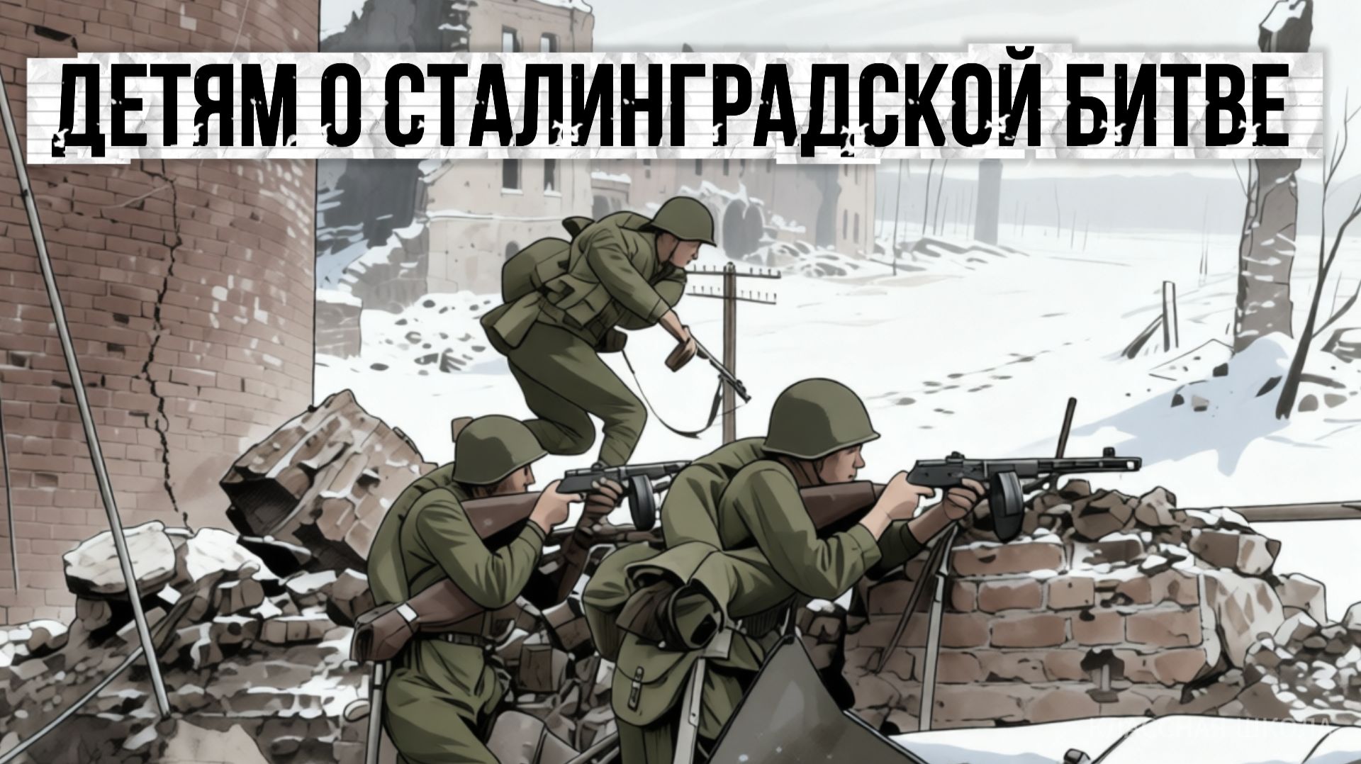 Сталинградская битва 1942-1943 // Детям о войне смотреть онлайн