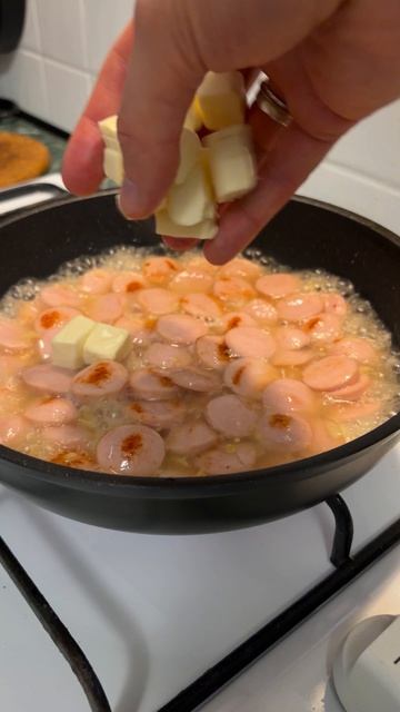 Макарошки с сосисками