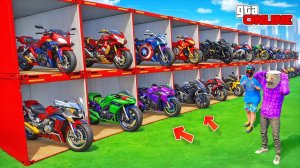 ОТКРЫЛИ КУЧУ ТУРБО-КОНТЕЙНЕРОВ С МОТОЦИКЛАМИ! БИТВА ЗА КОНТЕЙНЕРЫ В ГТА 5 ОНЛАЙН