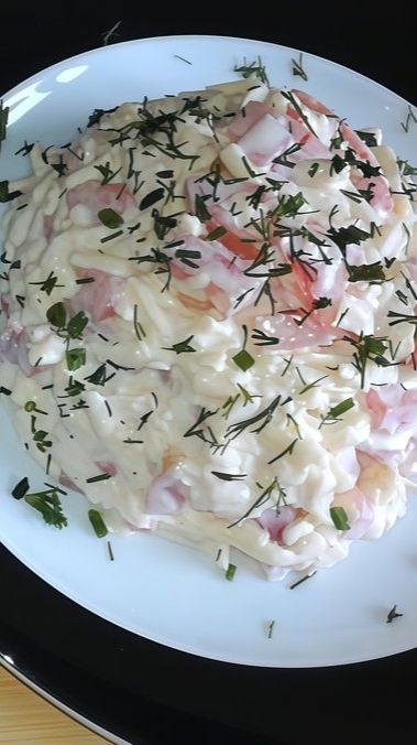 Сырный салат | Вкусно Просто Быстро | #shorts #салаты #рецепты #еда #кулинария